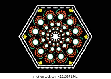 Mandala design 0015 to use in cards