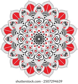 Mandala Design 002 to use in wall or floor painting