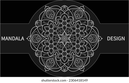 Mandala design. Abstract floral background Design.