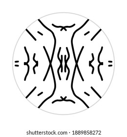 mandala design with abstract shape. black and white vector. ornament and decoration motif concept. template for wallpaper, patterns, carpet, textile and seamless