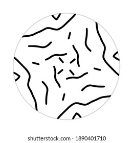 mandala design with abstract shape. black and white vector. ornament and decoration motif concept. template for wallpaper, patterns, carpet, textile and seamless