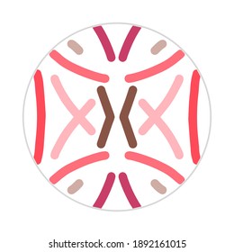 mandala design with abstract shape. colorful vector. ornament and decoration motif concept. template for wallpaper, patterns, carpet, textile and seamless