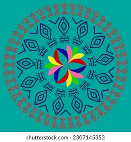 Mandala Design with adobe illustrator, vector mandala, cloth design for mandala 