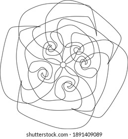 mandala design anti stress pattern relaxing spiral meditation