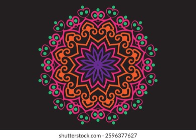 Mandala Design, art, Illustration, color, wallpaper, decorative, textile, background