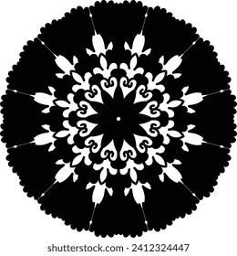 Mandala design art and illustrator