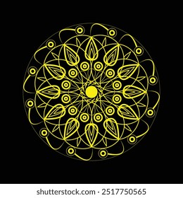 mandala design art and illustrator eps vector