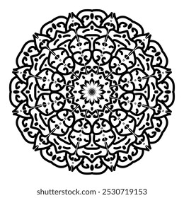 mandala design, mandala art, mandala pattern, mandala icon vector image.