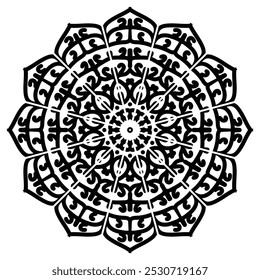 mandala design, mandala art, mandala pattern, mandala icon vector image.
