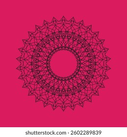 Mandala design art template here