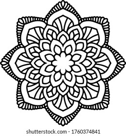 Mandala Design for artwork decoration, coloring book or even tattoo.