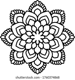 Mandala Design for artwork decoration, coloring book or even tattoo.