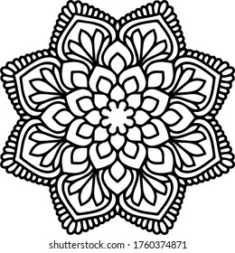 Mandala Design for artwork decoration, coloring book or even tattoo.