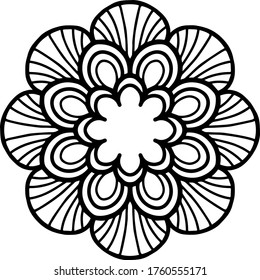 Mandala Design for artwork decoration, coloring book or even tattoo.