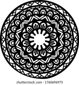 Mandala Design for artwork decoration, coloring book or even tattoo.