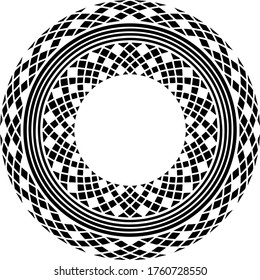 Mandala Design für Kunstwerke Dekoration, Farbbuch oder auch Tattoo.