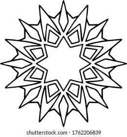 Mandala Design for artwork decoration, coloring book or even tattoo.