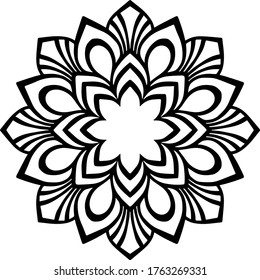 Mandala Design for artwork decoration, coloring book or even tattoo.