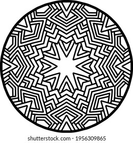 Mandala Design for artwork decoration, coloring book or even tattoo.