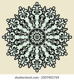 Mandala design for the background.