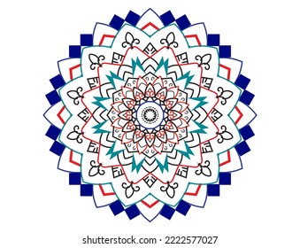 Mandala Design, Mandala Hintergrund, Mandala-Design für Farbseiten