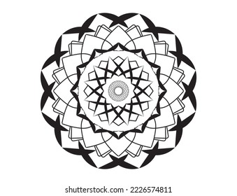 Diseño Mandala, fondo mandala, diseño mandala para colorear página