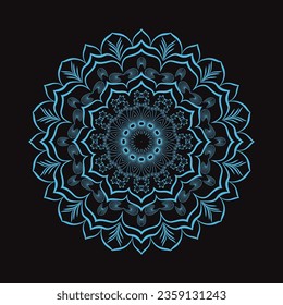 mandala design for background and coloring page