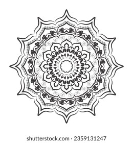 mandala design for background and coloring page