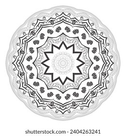 mandala design for background and coloring page