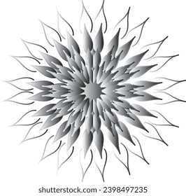 Mandala-Design und Hintergrunddesign und Illustrator