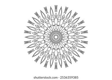 Design Mandala com Trabalho Bonito