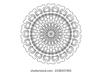 Mandala Design with Beautiful Work