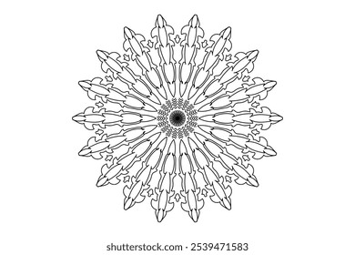 Mandala Design with Beautiful Work