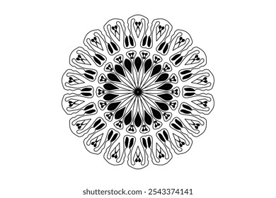 Design Mandala com Trabalho Bonito