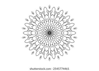 Mandala Design with Beautiful Work