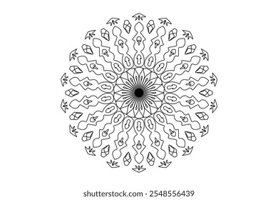 Mandala Design with Beautiful Work