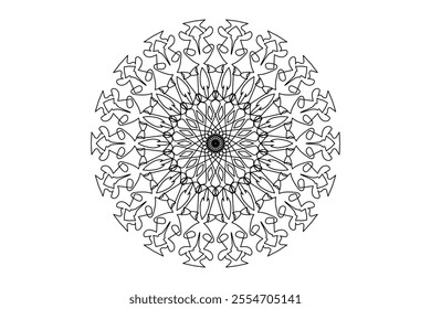 Mandala Design with Beautiful Work