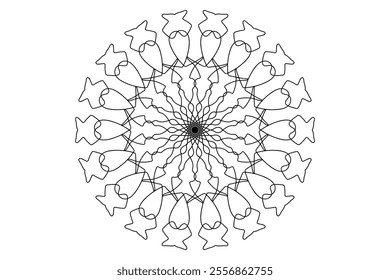 Mandala Design with Beautiful Work