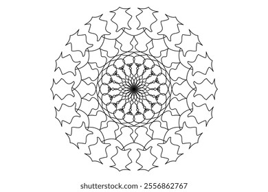 Mandala Design with Beautiful Work