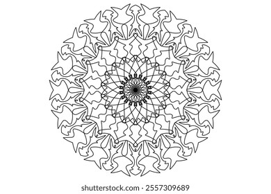 Mandala Design with Beautiful Work