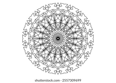 Mandala Design with Beautiful Work