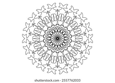 Mandala Design with Beautiful Work