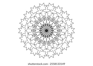 Mandala Design with Beautiful Work
