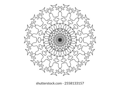 Mandala Design with Beautiful Work