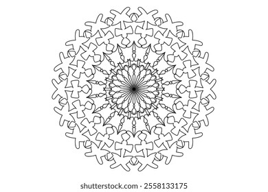 Mandala Design with Beautiful Work