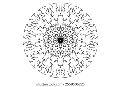 Mandala Design with Beautiful Work