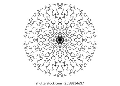 Mandala Design with Beautiful Work