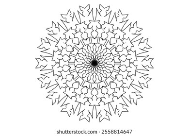Mandala Design with Beautiful Work