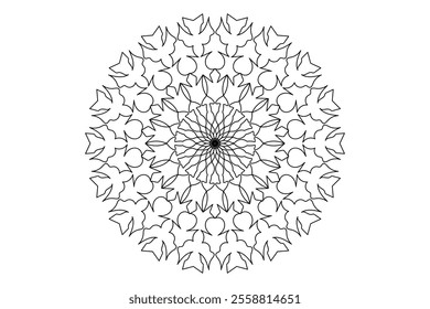 Mandala Design with Beautiful Work