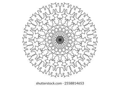 Mandala Design with Beautiful Work
